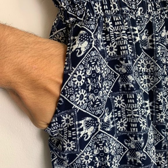 Love Tree Tribal Elephant Print Romper - Picture 2 of 6